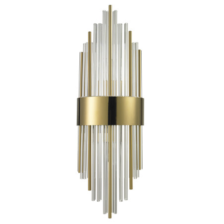 Lampa ścienna DRACO-S kryształowa złota 45 cm - styl glamour ST-88003W-S gold Step into Design
