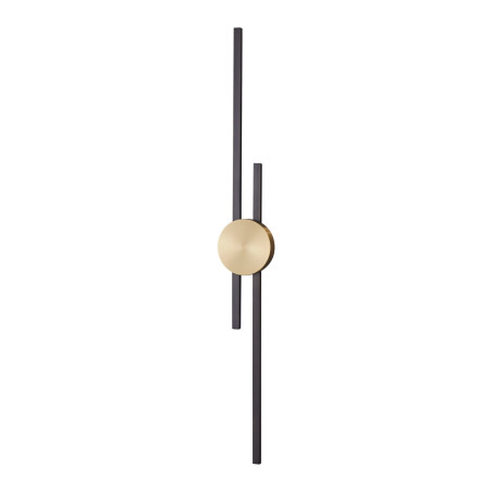 Lampa ścienna LED CENTRO czarny i mosiądz 92 cm - elegancki kinkiet ST-B3327-M Step into Design