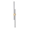 Lampa ścienna LED CENTRO czarny i mosiądz 122 cm - elegancki kinkiet ST-B3327-L Step into Design