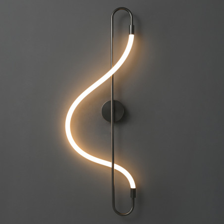 Lampa ścienna ESSA czarna 90 cm ST-B3554 black Step into Design