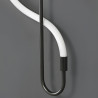 Lampa ścienna ESSA czarna 90 cm ST-B3554 black Step into Design