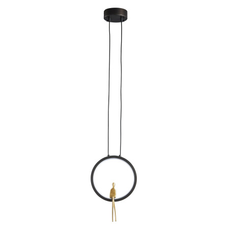 Lampa wisząca AMICI led czarno złota 27 cm ST-D7774 black Step into Design