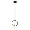 Lampa wisząca AMICI led czarno złota 27 cm ST-D7774 black Step into Design