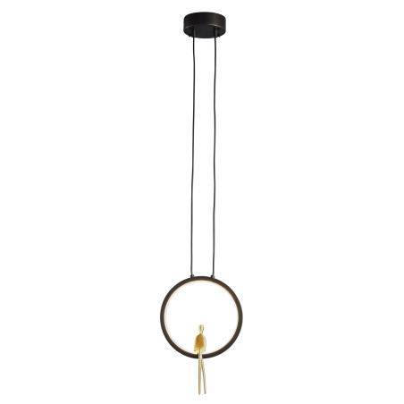 Lampa wisząca AMICI led czarno złota 27 cm ST-D7774 black Step into Design