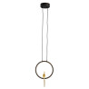 Lampa wisząca AMICI led czarno złota 27 cm ST-D7774 black Step into Design