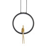 Lampa wisząca AMICI led czarno złota 27 cm ST-D7774 black Step into Design