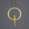 Lampa wisząca AMICI led złota 27 cm ST-D7774 gold Step into Design