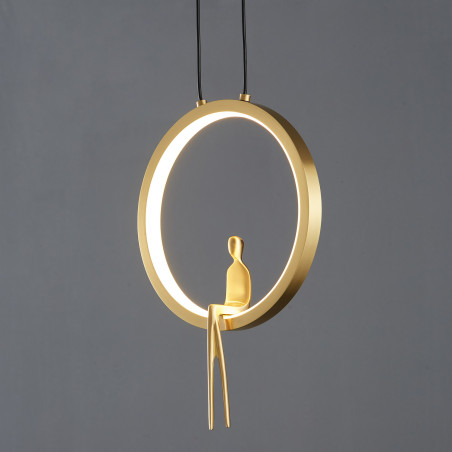 Lampa wisząca AMICI led złota 27 cm ST-D7774 gold Step into Design