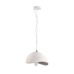 Lampa wisząca STONE biała 30 cm DN426-300 Step into Design