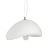 Lampa wisząca STONE biała 30 cm DN426-300 Step into Design