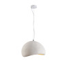 Lampa wisząca STONE biała 40 cm DN426-400 Step into Design