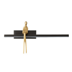 Lampa ścienna led AMICI czarna 31 cm ST-B3578 black Step into Design