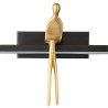 Lampa ścienna led AMICI czarna 31 cm ST-B3578 black Step into Design