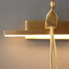 Lampa ścienna led AMICI złota 31 cm ST-B3578 gold Step into Design