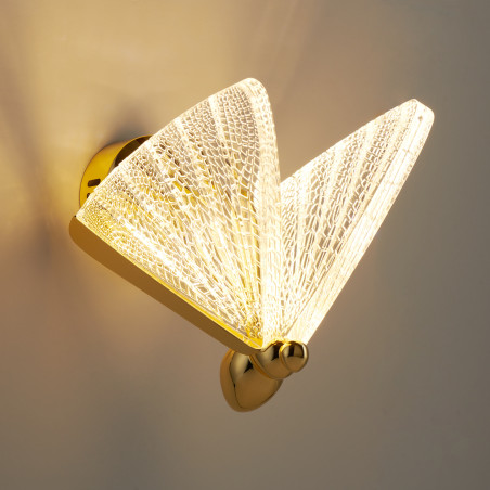 Lampa ścienna BEE LED złota 22 cm ST-W0612-1B Step into Design