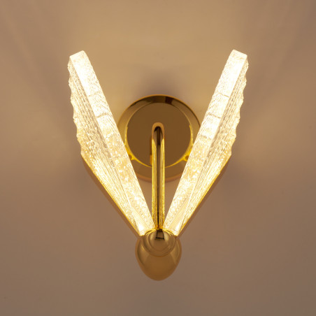 Lampa ścienna BEE LED złota 22 cm ST-W0612-1B Step into Design