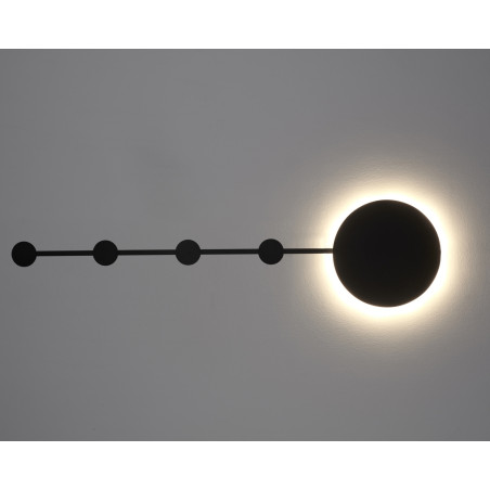 Lampa ścienna CLEX - 1 LED czarna 105 cm ST-F012 Step into Design