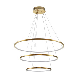 Lampa wisząca CIRCLE SLIM 40+60+80 LED złoty 40 cm + 60 cm + 80 cm ST-10112P-3 Step into Design