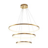 Lampa wisząca CIRCLE SLIM 40+60+80 LED złoty 40 cm + 60 cm + 80 cm ST-10112P-3 Step into Design