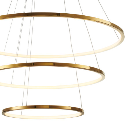 Lampa wisząca CIRCLE SLIM 40+60+80 LED złoty 40 cm + 60 cm + 80 cm ST-10112P-3 Step into Design