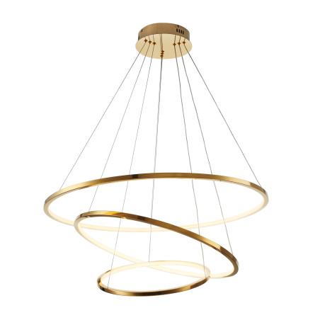 Lampa wisząca CIRCLE SLIM 40+60+80 LED złoty 40 cm + 60 cm + 80 cm ST-10112P-3 Step into Design