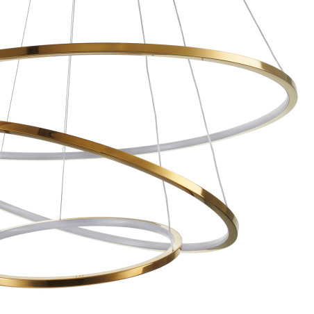 Lampa wisząca CIRCLE SLIM 40+60+80 LED złoty 40 cm + 60 cm + 80 cm ST-10112P-3 Step into Design