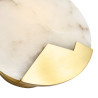 Lampa ścienna MARMO biały marmur i mosiądz 20cm ST-3961 Step into Design