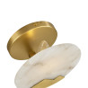 Lampa ścienna MARMO biały marmur i mosiądz 20cm ST-3961 Step into Design