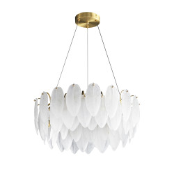 Lampa wisząca PIUMA biała 60 cm ST-6289-6 Step into Design