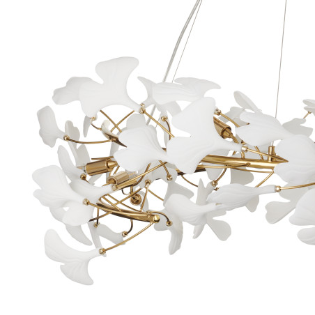 Lampa wisząca BOTANIKA złoto biała 100 cm XY080P-100 Step into Design
