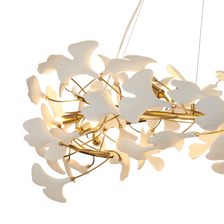 Lampa wisząca BOTANIKA złoto biała 100 cm XY080P-100 Step into Design