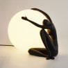 Lampa stołowa WOMAN-1 czarna 47 cm ST-6020-A black Step into Design