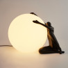 Lampa stołowa WOMAN-1 czarna 47 cm ST-6020-A black Step into Design