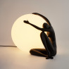 Lampa stołowa WOMAN-1 czarna 47 cm ST-6020-A black Step into Design