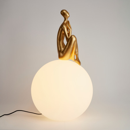 Lampa stołowa WOMAN-3 złota 35 cm ST-6022-C gold Step into Design