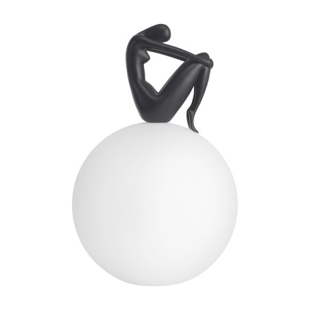 Lampa stołowa WOMAN-2 czarna 35 cm ST-6020-B black Step into Design
