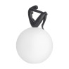Lampa stołowa WOMAN-2 czarna 35 cm ST-6020-B black Step into Design