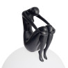 Lampa stołowa WOMAN-2 czarna 35 cm ST-6020-B black Step into Design