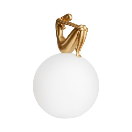 Lampa stołowa WOMAN-2 złota 35 cm ST-6022-B gold Step into Design