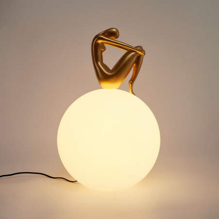 Lampa stołowa WOMAN-2 złota 35 cm ST-6022-B gold Step into Design
