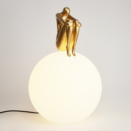 Lampa stołowa WOMAN-2 złota 35 cm ST-6022-B gold Step into Design