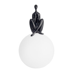 Lampa stołowa WOMAN-3 czarna 35 cm ST-6020-C black Step into Design