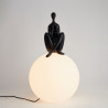 Lampa stołowa WOMAN-3 czarna 35 cm ST-6020-C black Step into Design