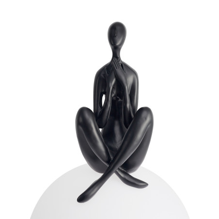 Lampa stołowa WOMAN-3 czarna 35 cm ST-6020-C black Step into Design