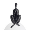 Lampa stołowa WOMAN-3 czarna 35 cm ST-6020-C black Step into Design
