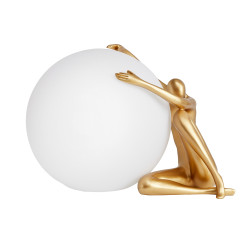 Lampa stołowa WOMAN-1 złota 47 cm ST-6022-A gold Step into Design