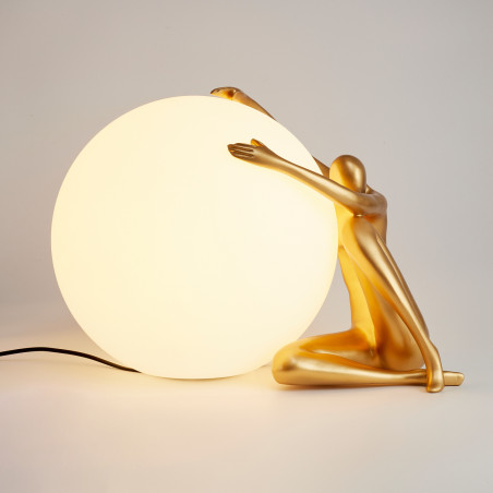 Lampa stołowa WOMAN-1 złota 47 cm ST-6022-A gold Step into Design