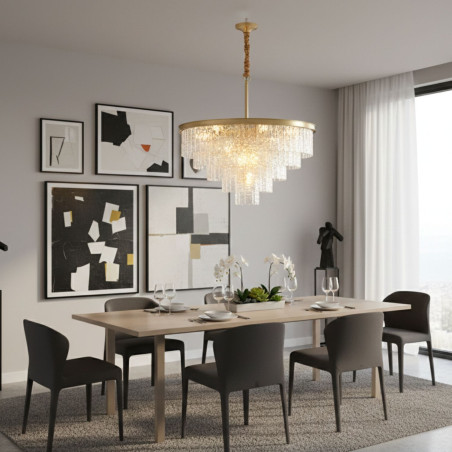 Lampa wisząca ICELAND biała 60 cm ST-6308-6 Step into Design