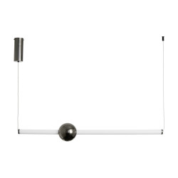 Lampa wisząca O-LINE LED 93 cm czarna ST-1688L-BK Step into Design
