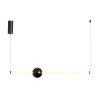 Lampa wisząca O-LINE LED 93 cm czarna ST-1688L-BK Step into Design
